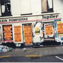Affiches megafuif Stuntnacht 1998 in Brielpoort Deinze