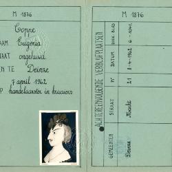 Identiteitskaart van reuzin Coppe