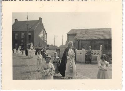 De processie te Zeveren in de jaren 1960