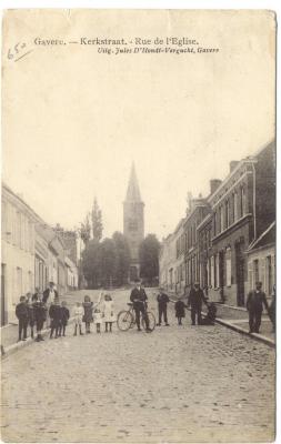 Gavere Kerkstraat 1910