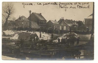156 WS postkaart de brug gavere 1919.jpg