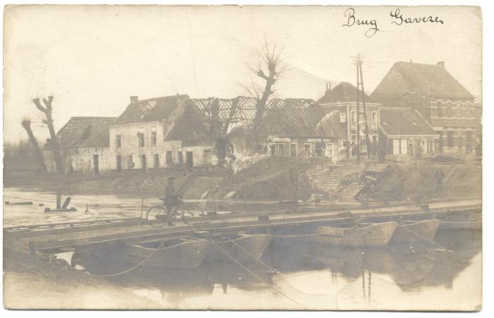 Brug over de Schelde na WOI 