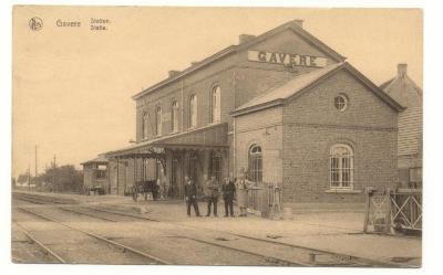 257 WS postkaart station gavere 1927.jpg