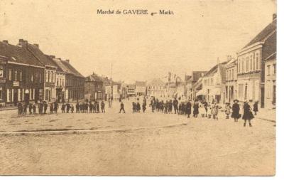 Marché de Gavere de Markt 1910