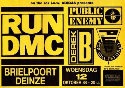 Hiphop in de Brielpoort met o.a. Run DMC
