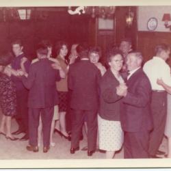 Feest van de grondboorders in Café Rally