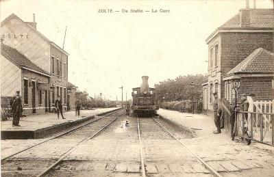 Station Zulte in 1898