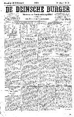 De Deinsche Burger: zondag 20 februari 1881