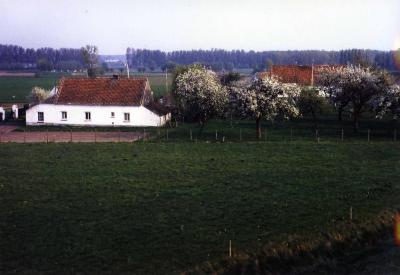 Een zicht op de boerderij van de familie Vermeulen