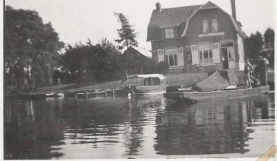 Het veer tussen Sint-Martens-Latem en Baarle anno 1933