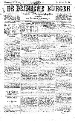 De Deinsche Burger: Zondag 21 mei 1882