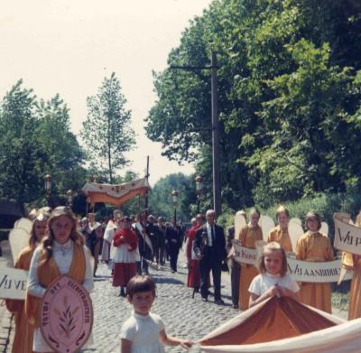 Processie in Deurle 1969