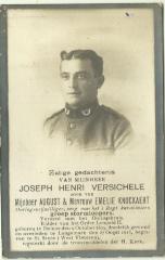 Bidprentje van Joseph Henri Versichele