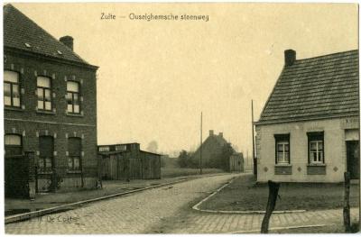 Postkaart met afbeelding Zultse noodkerk