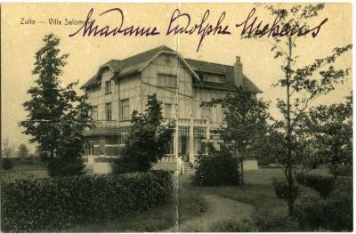Een postkaart van villa Salomé