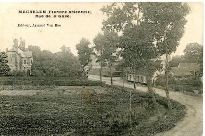 De Machelse Stationsstraat anno 1907