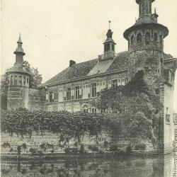 Het kasteel van Welden in zijaanzicht
