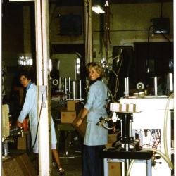 Verpakkingsafdeling fabriek LIMA jaren '70
