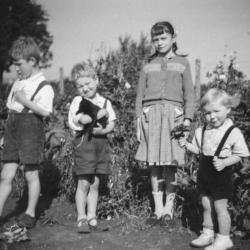 Kinderen met kitten