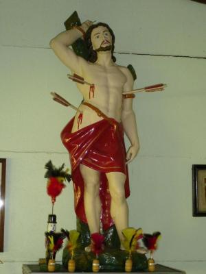 Het Sint-Sebastiaansbeeld van de Asperse schutters