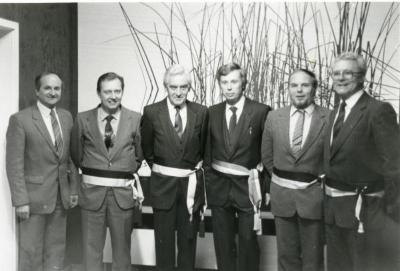 Het Pints College van Burgemeester en Schepenen anno 1983