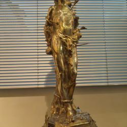 Zilveren Sint-Sebastiaansbeeld even in het bezit van de Asperse Sint-Sebastiaansgilde